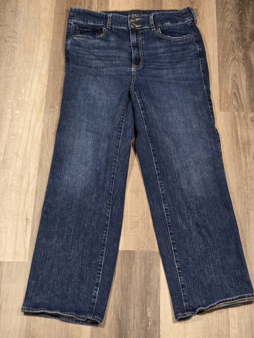 Torrid Super Soft "Feel the Fit" Bombshell Wide Leg Casual Denim Jeans 12 SHORT